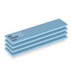 ARCTIC TP-3: Üstün Performanslı Termal Ped, 120 x 20 x 1,5 mm (Performans Kaybı Olmadan 2,0 mm'ye Kadar İstiflenebilir), 4 Adet - Yüksek Performans, Özellikle Yumuşak, İdeal Boşluk Doldurucu, Köprü