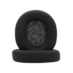 Arctis 7 Kulak Pedi AIKKAUK Kulaklık Pedi Aksesuarları Onarım Yedek Kulak Pedi Earmuffs Modelleri SteelSeries Arctis 3 5 7 Oyun Kulaklığı ile Uyumlu (Siyah Dokuma/Mat Beyaz Baskı)