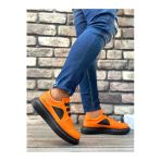 Arda Ba0302 Boa Kalın Taban Bağcıksız Tarz Casual Turuncu Erkek Ayakkabı