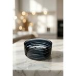 ARDA CAM Cam Bowl Kase 15 Cm-Alabaster Black-Sunum Kasesi