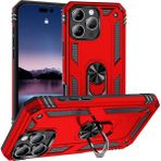 Ardemix Apple iPhone 16 Pro Kılıf Ardx Kapak-Kırmızı