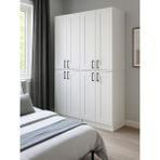 Arden 4 Kapaklı Gardırop - 182 cm Y, 122 cm G - Genç Odası ve Yatak Odası Gardırop - Beyaz