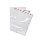 Ardeppo 7 x 25 + 5 cm - 100 Adet - Bantlı Şeffaf Jelatin Torba Yapışkanlı Poşet