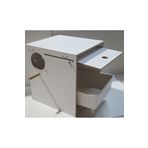 ardeppo Muhabbet Kuş Yuvası-kızaklı-plastik Folluk-ahşap Mdf Yuvalık-21,5 Cmx24 Cm+23 Cm(yükseklik)