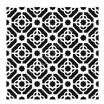 Ardışık Desen Stencil Şablon (25x25) R-035