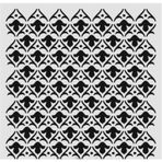 Ardışık Desen Stencil Şablon (25x25) R-061