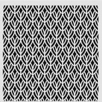 Ardışık Desen Stencil Şablon (25x25) R-062
