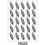 Ardışık Desen Stencil Şablon (25x35) R-025