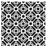 Ardışık Desen Stencil Şablon (30x30) R-035