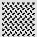 Ardışık Desen Stencil Şablon (30x30) R-064