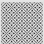 Ardışık Desen Stencil Şablon (40x40) R-067