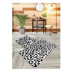 Ardizayn Leopar, Bambu Kumaş Pamuk Dokuma Taban Klozet Takımı Banyo Halısı (60x100-40x60 Cm 2'li Set)