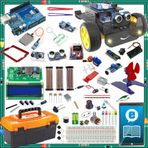 Arduino ile Uyumlu Başlangıç Seti UNO R3 CH340 -Turbo Black V3. 107 Parça 349 Adet