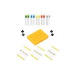Arduino Mini Breadboard - 10 Adet Karışık Led - 30 Adet Direnç - 4 Adet Buton Paketi
