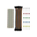 Arduino Projeleri Elektronik Başlangıç Seti, Elektronik Malzemeler Breadboard, Jumper Ve Led Seti
