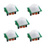 Arduino Raspberry Pi için 5 ADET HC-SR501 PIR Sensörü Kızılötesi Sensör Gövde Hareket IR Sensör Modülü