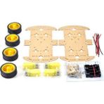 Arduino Robot Araba Platformu 4Wd Mekanik Parçalar ile Eğlenceli Tasarım ve Zeka Geliştirici