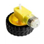 ARDUİNO ROBOT SMART CAR 3-6V DC MOTOR+TEKERLEK SETİ (AU231)