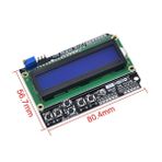 Arduino Shield 2x16 Karakter LCD Modül 6 Buton Keypad Tuş Takımı