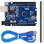 Arduino Uno Modeli + USB Kablosu 1 Adet Eğlenceli Tasarım ve Zeka Geliştirici Özellikler