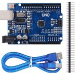 Arduino Uno R3 Klon Usb Chip CH340 - 1 Adet USB Kablo Hediyeli Özellikli Elektronik