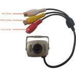 Area Analog Mini Araç Kamerası - 6 Ir Led, Hd Görüntü Kalitesi, Gündüz & Gece Modu - Gri