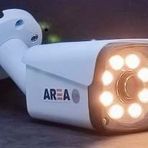 Area Güvenlik Sistemleri AHD 2MP 1080P Warm LED Dış Mekan 8 Ledli Metal Kasa Kamera