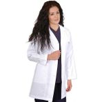 Arel Doktor-Hemşire-Öğretmen Önlüğü Beyaz Önlük Bayan - XS