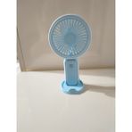 Arell Teknoloji Masaüstü Stantlı 3 Kademeli Taşınabilir Mini Fan Şarjlı El Vantilatörü - Mavi