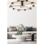 Arelon Ledli 11.li Avize Gold Kaplama