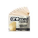 Aremed 100'lü Medikal Abeslang Ahşap Dil Çubuğu Ağda Spatulası