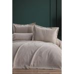 Aren 3 Parça Çift Kişilik Pike Takımı 240X260 Cappucino - Cappuccino
