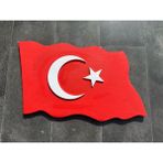 Aren Design Design Strafor Türk Bayrağı 80X55 cm