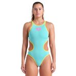 Arena 001198839 One Biglogo One Piece Beyaz Kadın Yüzücü Mayosu