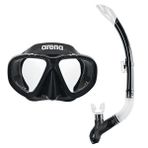 Arena 002018505 Unisex Siyah Yüzücü Şnorkel Seti