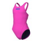 Arena 004764908 Pembe Team Swimsuit Swim Tech Solid Çocuk Yüzücü Mayosu