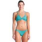 Arena 004768890 Team Swim Top Tie Back Solid Beyaz Kadın Yüzücü Bikini Üstü