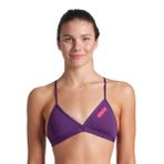 Arena 004768930 Team Swim Top Tie Back Solid Mor Kadın Yüzücü Bikini Üstü