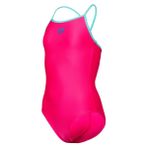 Arena 005919980 Pembe Swimsuit Light Drop Solid Çocuk Yüzücü Mayosu