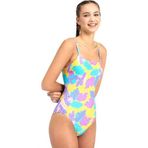 Arena 005950300 Swimsuit U Back Allover Kadın Sarı Yüzücü Mayosu