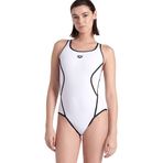 Arena 006643150 Profile Swimsuitalyv Back Beyaz Kadın Yüzücü Mayosu