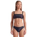 Arena 007078515 Rainbow Monogram Siyah Kadın Yüzücü Bikini