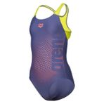 Arena 008104803 Mavi Dim Light Swimsuit Swim Pro Back L Çocuk Yüzücü Mayosu