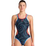Arena 008141550 Swimsuit Sofia Soft Curve Back Siyah Kadın Yüzücü Mayo