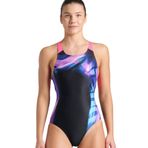 Arena 008328500 Dreamhline Swimsuit V Back Siyah Kadın Yüzücü Mayo