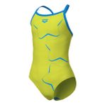 Arena 008369608 Yeşil Star Graphic Swimsuit Light Çocuk Yüzücü Mayo
