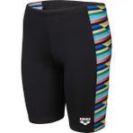 Arena 009012550 Siyah Racing Stripe Swim Jammer Çocuk Yüzücü Mayosu