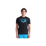 Arena 009403500 Water Prints Siyah Günlük Stil Erkek T-shirt