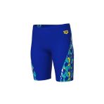 Arena Boys Swim Jammer Print Neon Blue Yellow Multicolor Erkek Çocuk Yüzücü Mayosu 010753850