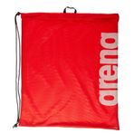 ARENA DSBAG Unisex – Yetişkin File Yüzme Torbası Spor Çantası, Takım Kırmızı, Tek Beden